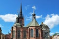 Stockholm, church Riddarholmskyrkan Royalty Free Stock Photo