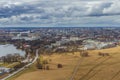 Štokholm mesto letecký pohľad 