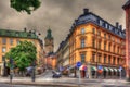 Stockholm city center in Sweden Royalty Free Stock Photo