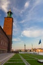 Stockholm City Hall Stadshuset tower of Municipal Council, Swede