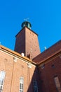 The Stockholm City Hall Stockholms stadshus. Courtyard view. Sweden.