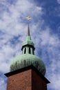 Stockholm City Hall Tower Royalty Free Stock Photo