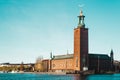 Stockholm City Hall (Stadhuset) in Stockholm, Sweden Royalty Free Stock Photo