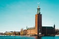 Stockholm City Hall (Stadhuset) in Stockholm, Sweden Royalty Free Stock Photo