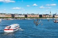 Stockholm city panorama. Sweden, Europe. Royalty Free Stock Photo