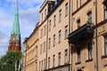 Norrmalm street view, Stockholm Royalty Free Stock Photo