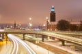 Stockholm Cityhall at night Sweden Royalty Free Stock Photo