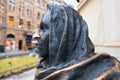 STOCKHOLM - DEC 18: Detail of statue depicting the actress Margaretha Krook (1925-2001), by Marie-Louise Ekman, outside the Royal