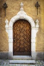 Stockholm Gamla Stan Wooden Door Royalty Free Stock Photo