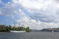 Stockholm harbor. Royalty Free Stock Photo