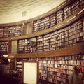 Stockholm library round Royalty Free Stock Photo