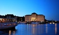 Stockholm at night Royalty Free Stock Photo