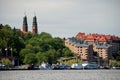 Stockholm. The old buildings on the seaboard Royalty Free Stock Photo
