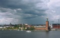 Stockholm before the rain Royalty Free Stock Photo