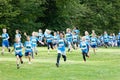 Princess Estelle and other kids running during the Generation PEP day in Hagaparken, to make kids be more physical active and more