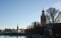 Stockholm skyline with towers