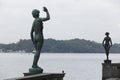 Stockholm: statues of dance and song