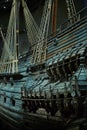 Stockholm, Swden - Novemer 6, 2018. Visit of The Vasa ship in Vasa Museum. Royalty Free Stock Photo