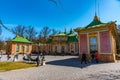 STOCKHOLM, SWEDEN, APRIL 21, 2019: The Chinese Pavilion at the Drottningholm Palace in Sweden Royalty Free Stock Photo