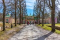 STOCKHOLM, SWEDEN, APRIL 21, 2019: The Chinese Pavilion at the Drottningholm Palace in Sweden Royalty Free Stock Photo