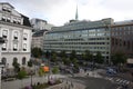 Stockholm, Sweden: april 1. 2017 - panorama of the Old Town Gamla Stan architecture in Stockholm, Sweden Royalty Free Stock Photo