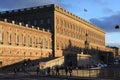 Stockholm, Sweden: april 1. 2017 - panorama of the Old Town Gamla Stan architecture in Stockholm, Sweden Royalty Free Stock Photo