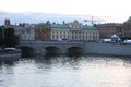 Stockholm, Sweden: april 1. 2017 - panorama of the Old Town Gamla Stan architecture in Stockholm, Sweden. Royalty Free Stock Photo