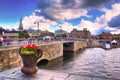 The City Hall Bridge, formerly known as The New Kungsholm Bridge in central city located just north of the Stockholm City Hall