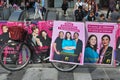 Feminist election posters Royalty Free Stock Photo