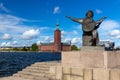 Stockholm. Monument to Wandering Musicians.