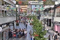 STOCKHOLM, SWEDEN - AUGUST 23, 2018: People visit Drottninggatan shopping street in Norrmalm district, Stockholm, Sweden. Royalty Free Stock Photo