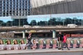 Election posters in Stockholm, Sweden Royalty Free Stock Photo