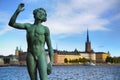 STOCKHOLM, SWEDEN - AUGUST 20, 2016: Song statues near Stockholm