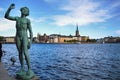 STOCKHOLM, SWEDEN - AUGUST 20, 2016: Song statues near Stockholm