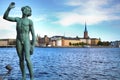 STOCKHOLM, SWEDEN - AUGUST 20, 2016: Song statues near Stockholm