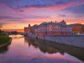 Stockholm, Sweden. The capital of Sweden. Cityscape during sunset. View of the old town in Stockholm. Royalty Free Stock Photo