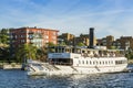 Stockholm Sweden: Coal-fired passenger steamer S/S Mariefred Royalty Free Stock Photo