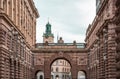 STOCKHOLM, SWEDEN - JANUARY, 2020: Parliament House Riksdagshuset building, Federal government office exterior outdoors Royalty Free Stock Photo