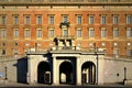 The baroque style building of The Royal Palace of Stockholm in old town Gamla Stan, Stockholm, Sweden Royalty Free Stock Photo