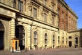 The baroque style building of The Royal Palace of Stockholm in old town Gamla Stan, Stockholm, Sweden Royalty Free Stock Photo