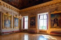 Interior view of Drottningholm palace at Stockholm, Sweden Royalty Free Stock Photo