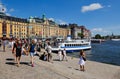 Stockholm Nybroplan area Royalty Free Stock Photo