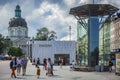 Scenic view of Odenplan square in city centre