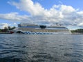 Stockholm/Sweden - May 16 2011:.Aidasol cruise ship liner at harbor Royalty Free Stock Photo