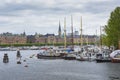 STOCKHOLM - SWEDEN - 21 MAY, 2016.Scenic panorama of the Old Tow