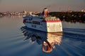 Stockholm, SWEDEN - May 18, 2018: Silja Line. Baltic Princess. The Ferry from Turku to Stockholm and Alands Islands on Baltic sea