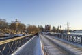 Nice winter evening in the city of Stockholm Sweden