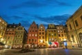 Stockholm Sweden, at Gamla Stan old town and Stortorget town square Royalty Free Stock Photo