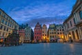 Stockholm Sweden, night at Gamla Stan and Stortorget Royalty Free Stock Photo