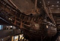 Stockholm, Sweden - October 27, 2019: The Vasa Museum in Stockholm, displays the Vasa ship, fully recovered 17th century viking